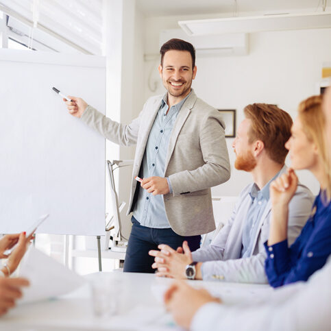 Presentation and collaboration by business people